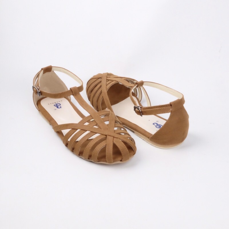 [SIAP KIRIM] Sandal Flat BRShoes40 FT Sandal Tali Wanita Casual Best Seller