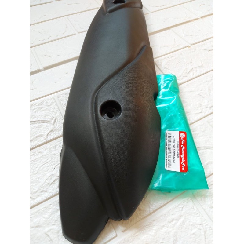 Cover Knalpot Standar Yamaha Aerox 155 New dan Nmax 155 New Hitam