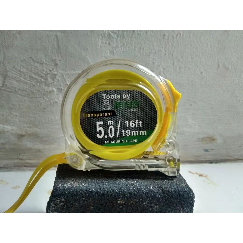 Meteran Transparan Measuring Tape  5meter