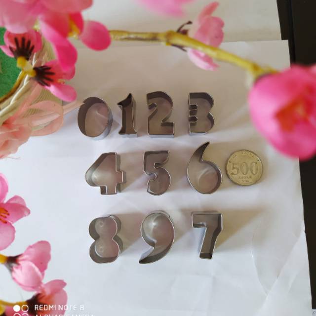 

Cutter Cookies Angka Set 10pcs