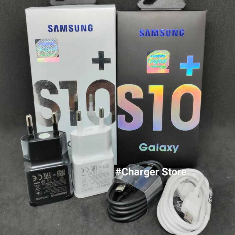 Charger Samsung ORIGINAL S10+ Fast Charging Micro USB - Type C