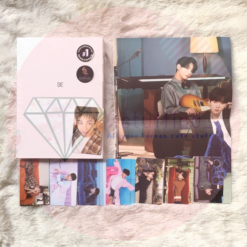 [kstuffind] SHARING BTS BE ESSENTIAL EDITION POSTER PC RANDOM GROUP PHOTOCARD RM NAMJOON PC ALBUM