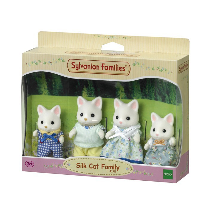 Sylvanian Families Silk Cat Family