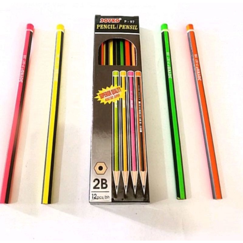 

Pensil / Pencil 2B Joyko P-97 (12pcs)