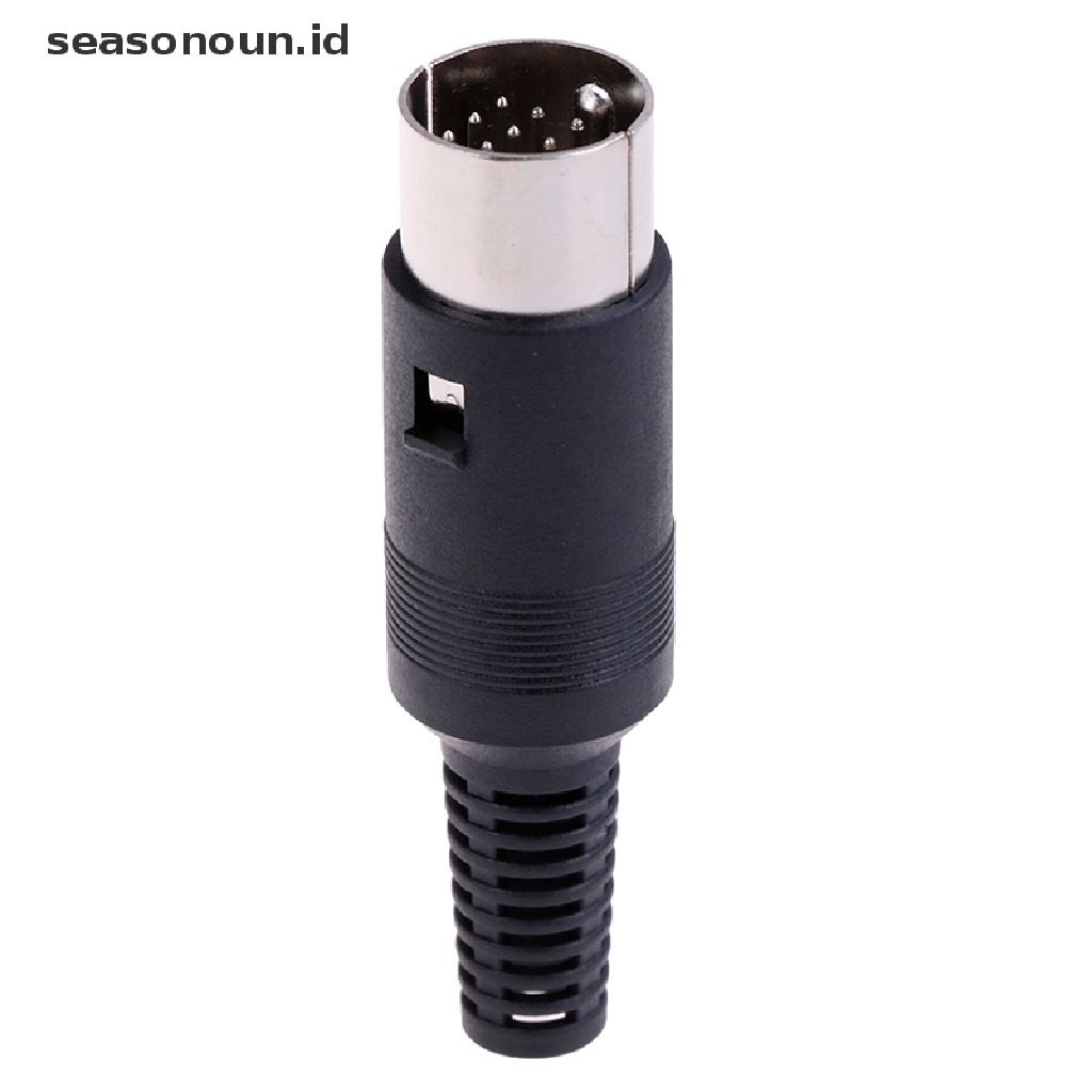 【seasonoun】 Din plug 13 pin male inline audio adapter connector for atari st kenwood icom .