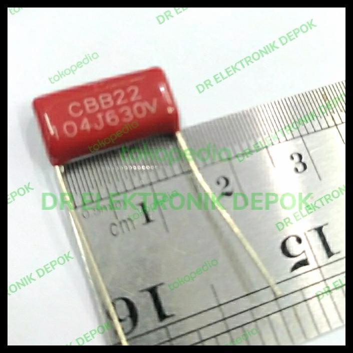 Milar Mylar Kapasitor Capasitor 104J 104 100Nf 100 Nf 630 Volt 630V Kode 1446