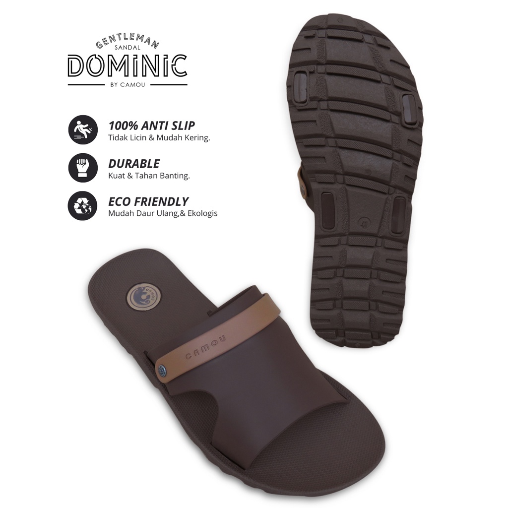 SANDAL PRIA / SANDAL SLIDE PRIA| CAMOU - DOMINIC