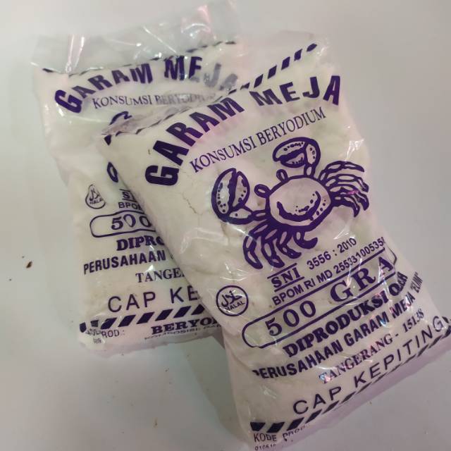 

Garam Meja Kepiting 500 gr