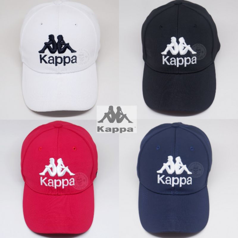 topi baseball KAPPA logo bordir import premium UNISEX ( FREE BOX )