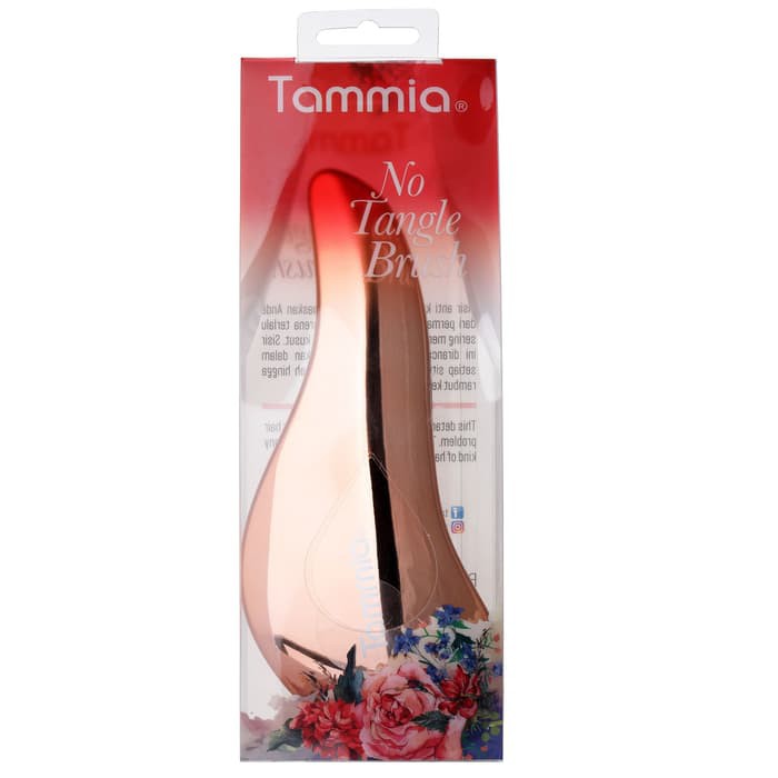 Tammia TDB-001SC wonder detangling brush rose gold chrome