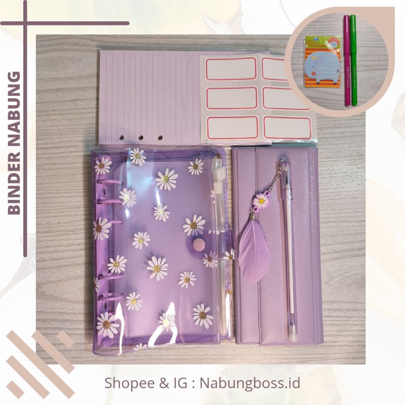 

PAKET HEMAT 2 BINDER KEUANGAN A6 Binder Nabung Binder sinking fund