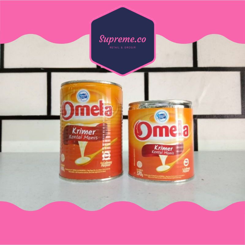 

omela susu kremer plain kaleng 370 gr / 490 gr