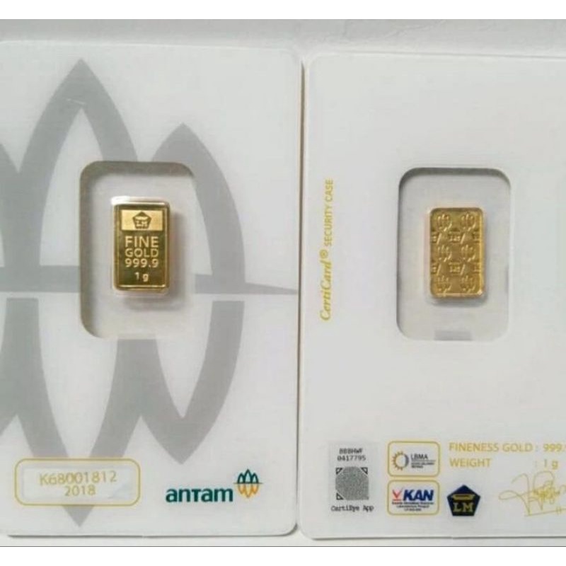 logam mulia LM emas fine gold ANTAM 5gr (5 gram