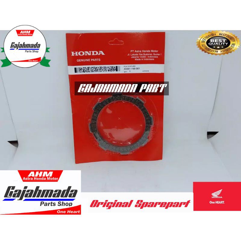 KAMPAS KOPLING TIGER TIGER ORIGINAL HONDA AHM 4PCS