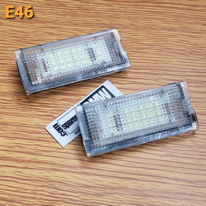 Lampu LED putih plat no belakang BMW E46 E39 E90 E60