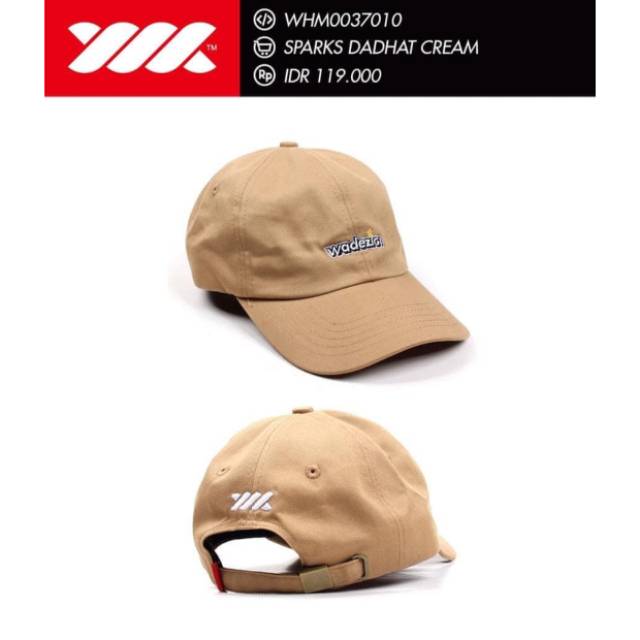 SPARKS DADHAT CREAM /TOPI BASEBALL WADEZIG /DADHAT WADEZIG 100%ORIGINAL