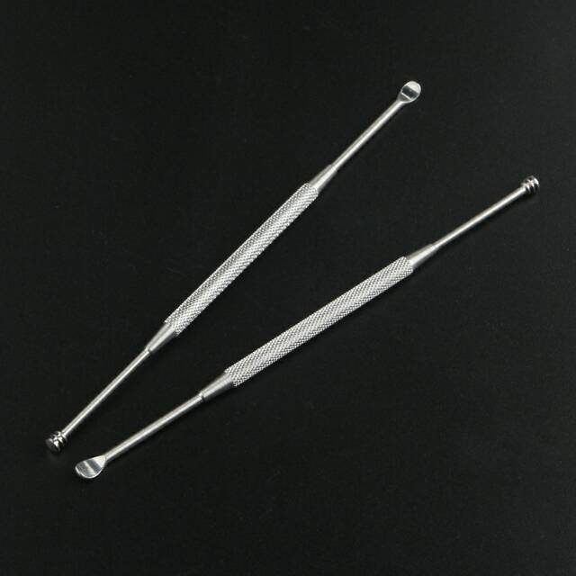 KOREK KUPING ALAT PEMBERSIH TELINGA BAHAN STAINLESS STEEL KOKOH EAR WAX PICKER