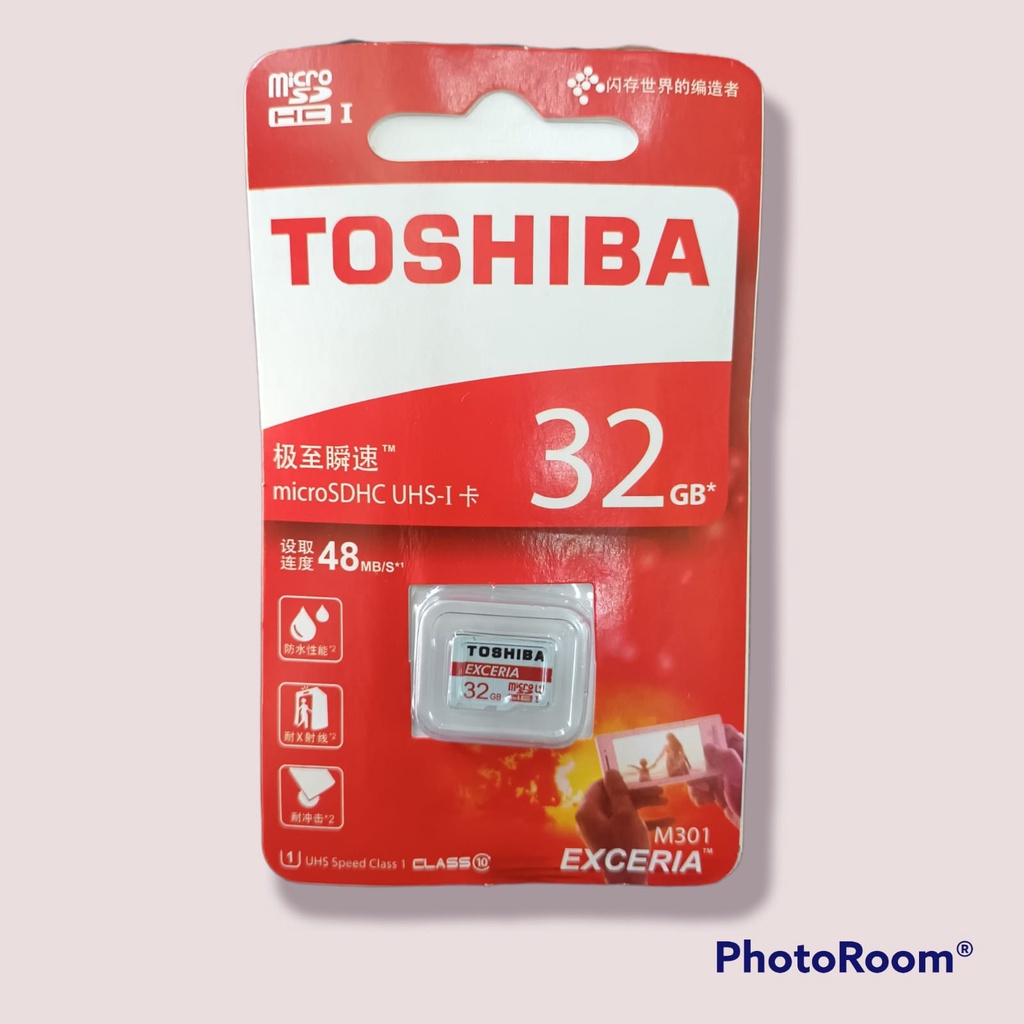 MEMORY TOSHIIBA MICRO SD  2 /4 / 8 / 16 / 32 / 64 GB