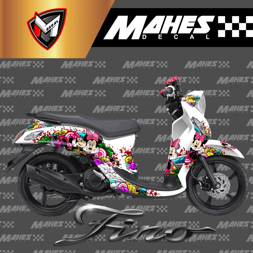 Decal Sticker Motor Yamaha Fino Fi Fullbody Plus Dasbor Code