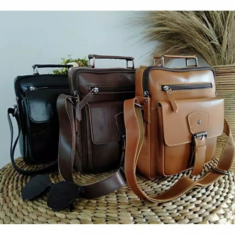 TAS SELEMPANG KULIT ASLI MURAH BRANDED COOL &amp; CALM MODEL BAMBY