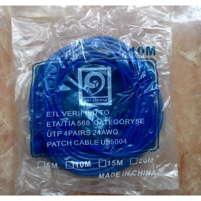 Kabel LAN UTP RJ45 (10 meter)