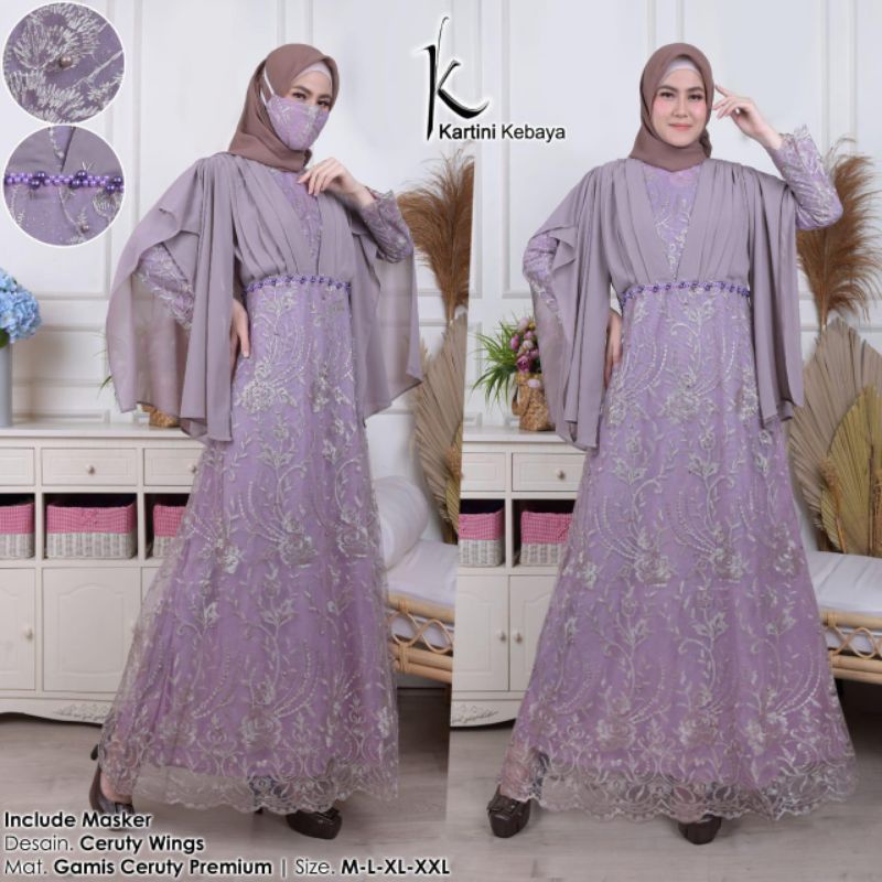 GAMIS SERUTY PREMIUM/GAMIS SELENDANG/GAMIS TULLE TERMURAH