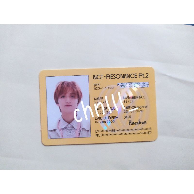 

Id card haechan