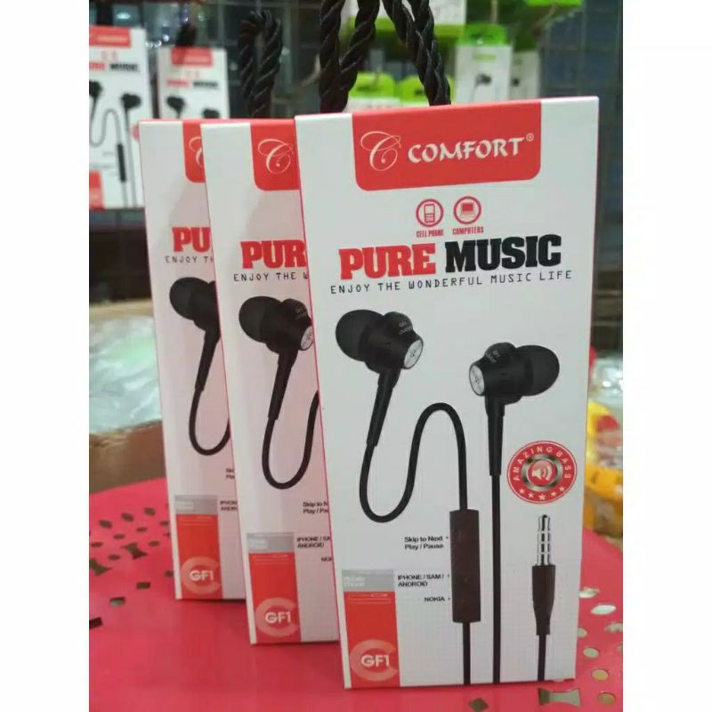 HANDSFREE comfort pure music GF1 EXTRA BASS