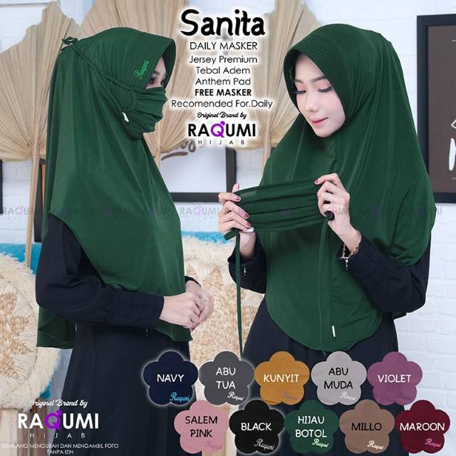 Sanita daily hijab by raqumi