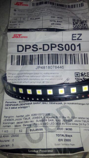 For Lg Smd Led 3535 6v Cold White 2w For Tv Lcd Backlight Tv