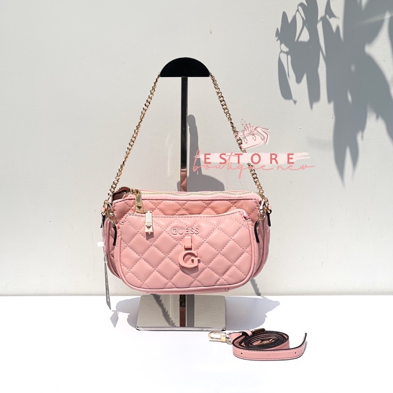 Gs Rue Rose Quilted Mini Crossbody Bag