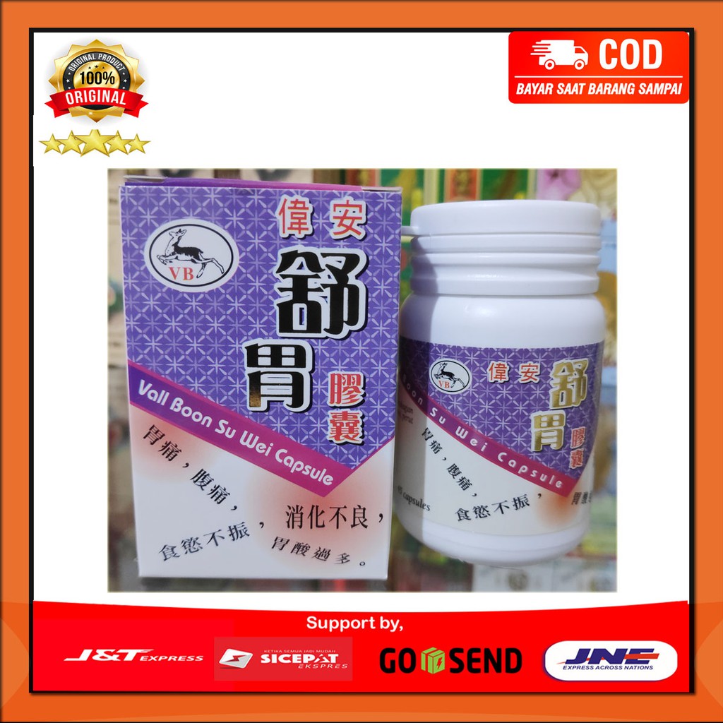 VALL BOON SU WEI CAPSULE obat asam lambung - maag kronis - herbal ampuh
