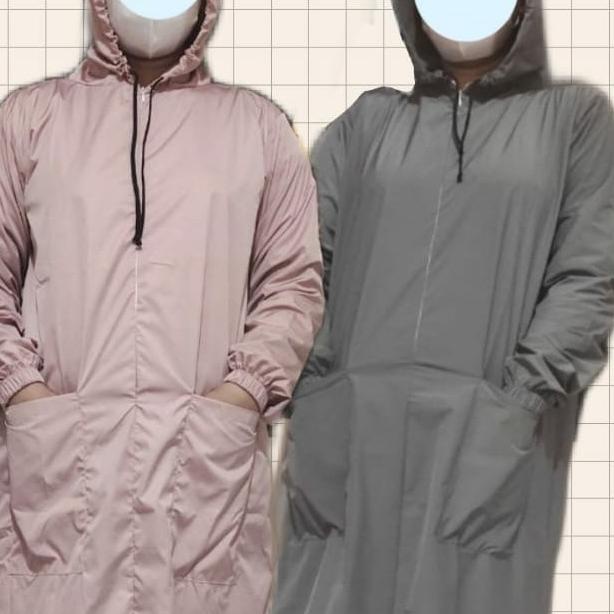 hazmat APD baju pelindung/ APD model gamis bahan Mayer