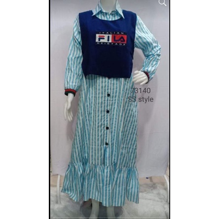 gamis Maxi rompi salur 73