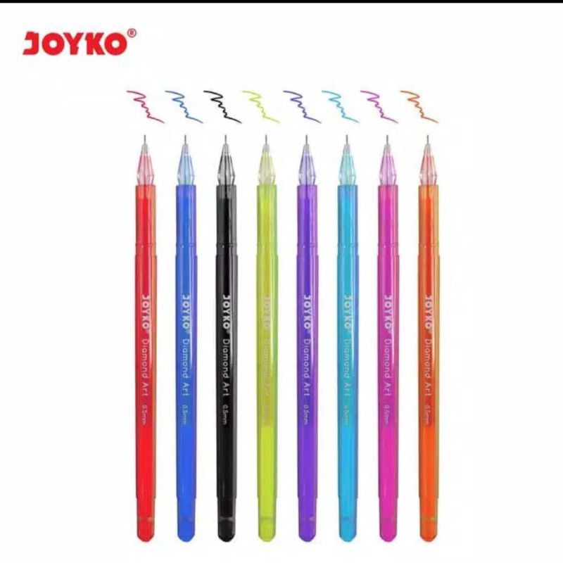 Gel Pen GPC-309S Diamond Art Joyko (8 warna)