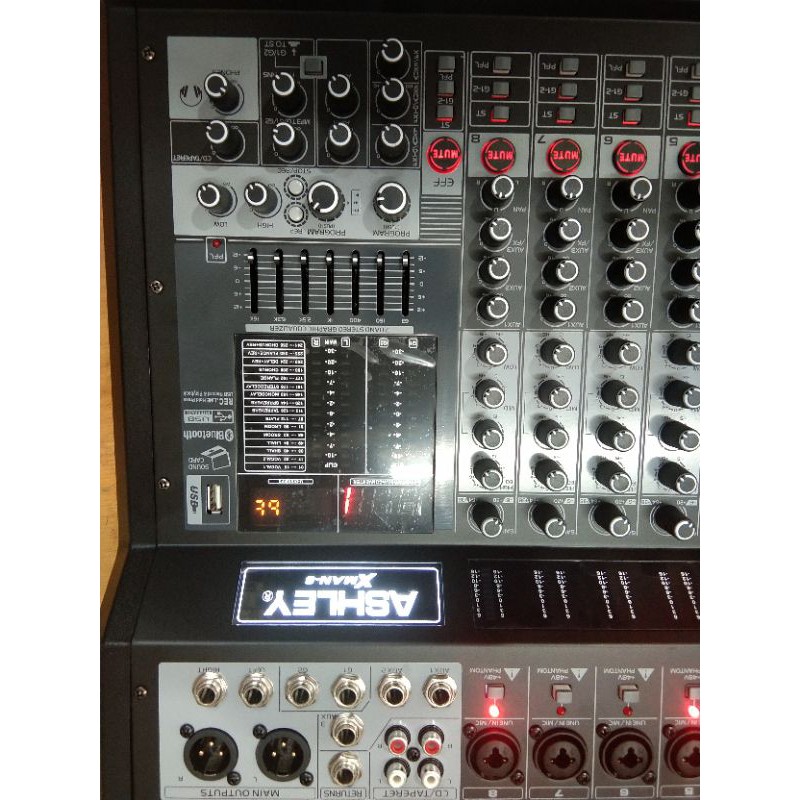 Mixer audio Ashley xman 8 /xman8/xman-8 8ch Bluetooth original