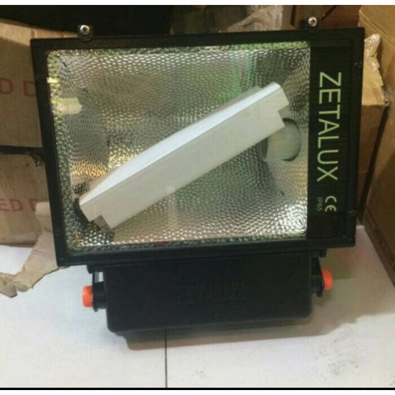 kap lampu HPIT 400 watt 400w zetalux set komplit lampu tembak HPIT 400 watt zetalux