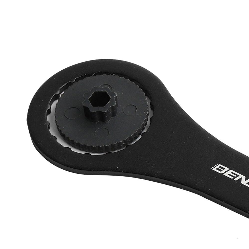 R-FLOWER Kunci Bracket Bawah Tahan Lama Bagian Sumbu Aksesoris Sepeda MTB Aluminium Alloy