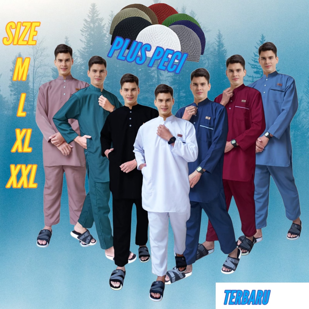 SKD SETELAN GAMIS PAKISTAN PRIA DEWASA TERLARIS DAN TERMURAH FAMILY MUSLIM casual