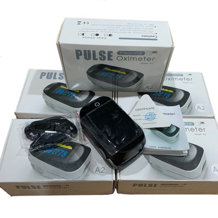 A2 Fingertip Pulse Oximeter Oxymeter SPO2 TFT OLED 4 Warna