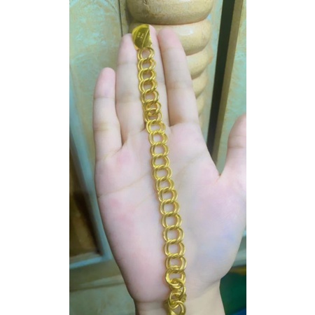 Gelang emas lapis 999