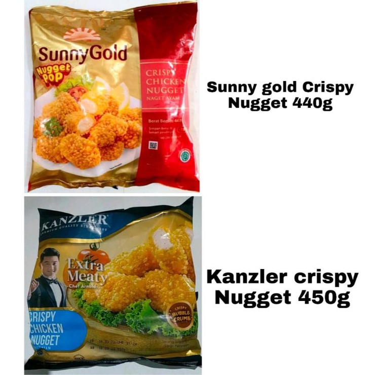 

Kanzler Crispy chicken nugget 450gr sunny gold