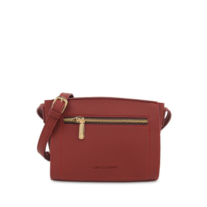 Tas Selempang Les Catino Lindy Crossbody Nl 3 - Ruby Wine