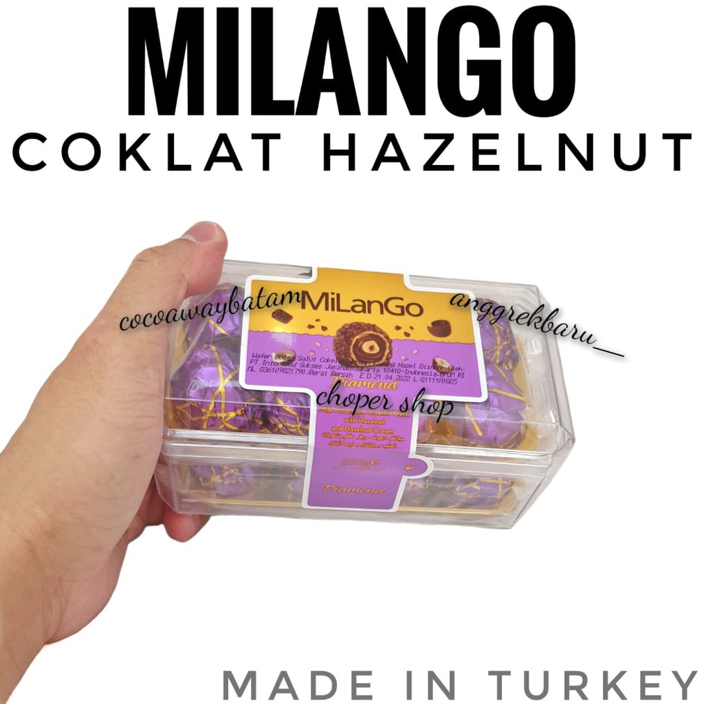 

Cokelat Milango DIamond Chocolate Milk 200gram