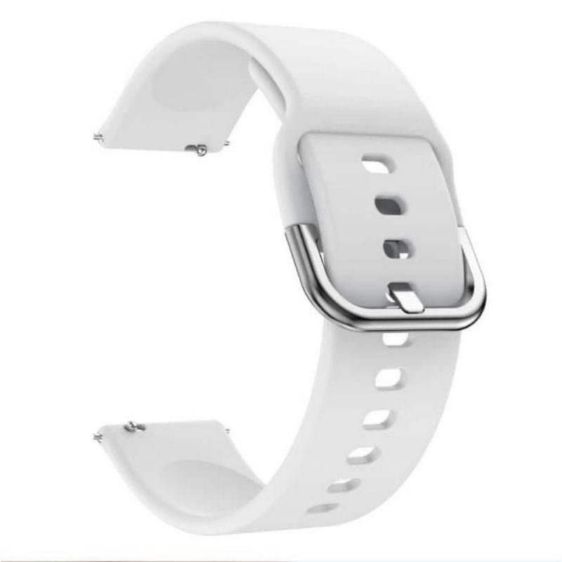 Strap Samsung Galaxy Watch Active 2 40mm 44mm Tali Jam Rubber Colorful Buckle Model