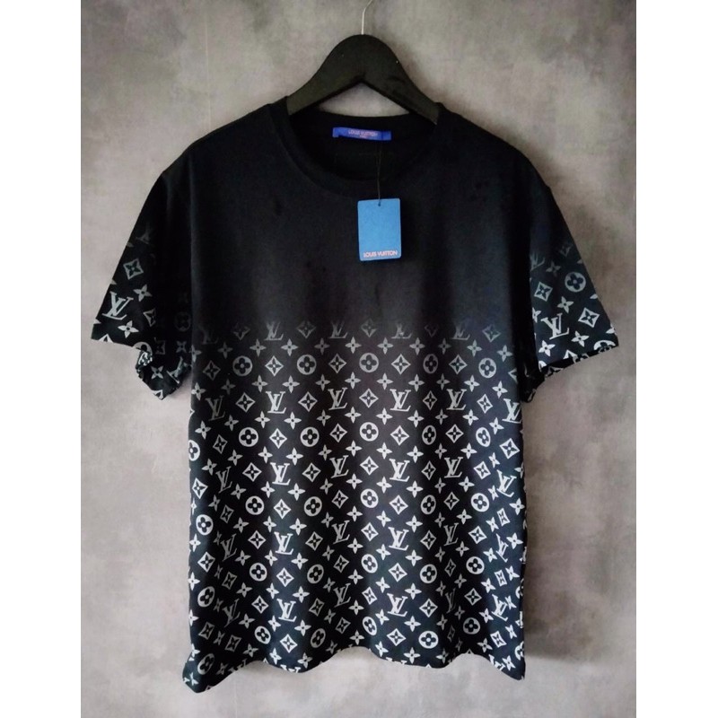 Baju Kaos LV Louis Hitam Pria Dan Wanita