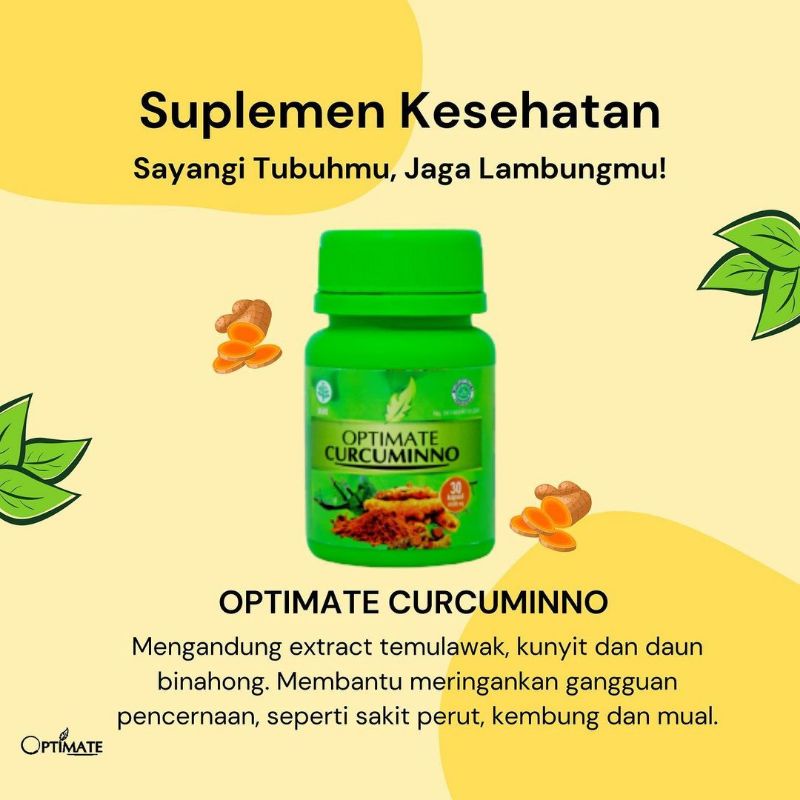 

Supplement Kesehatan Optimate Curcumino