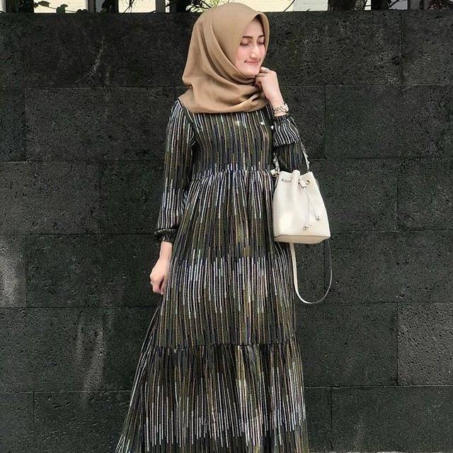 Rania Simple Dress Mba Dwi Nadeea.id Nadeea