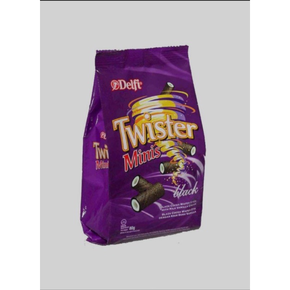 

Delfi Wafer Stick Twister Minis Black Vanilla 80G