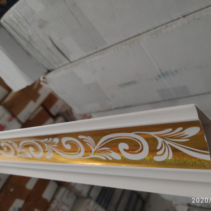oko " lis plaf " lis plafon pvc plafon pvc lis plafon lis plafon tempel list plat strip mirror gold